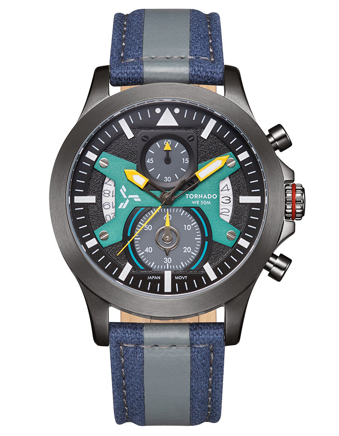 TORNADO Men's Multi Function Multi Color Dial Watch - Premium from shopiqat - Just $46.900! Shop now at shopiqat